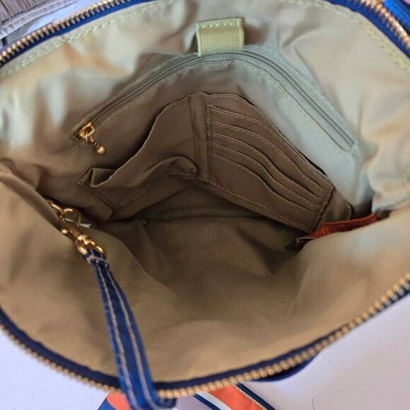 Baggallini Womens Stripe Hanover Crossbody Bag With Wristlet Multicolor Medium - Picture 10 of 14